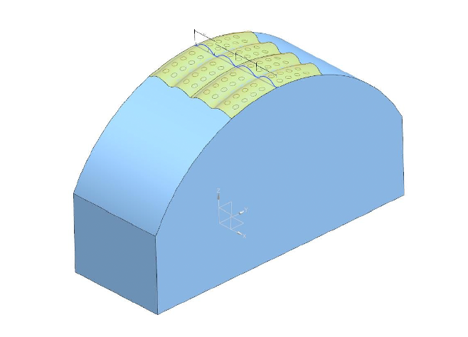 3D simulation of Vento tunnel cap and perforation design